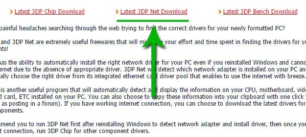 Как установить драйвер на сетевую карту, если после переустановки Windows нет интернета